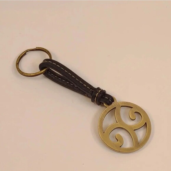 Scroll Style Keychain Key Ring Chain Fob Hangtag Metal - Picture 9 of 12